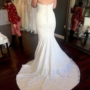 Lillian West wedding gown